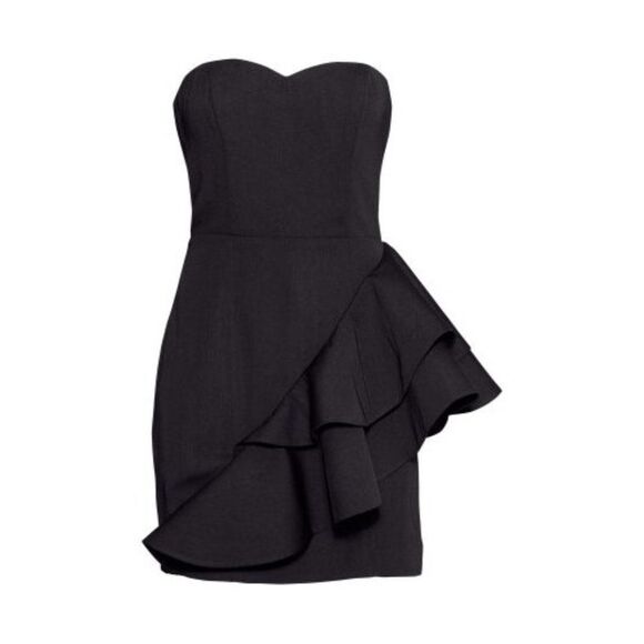 NWT H&M Women's Black Strapless Dress - Picture 1 of 5